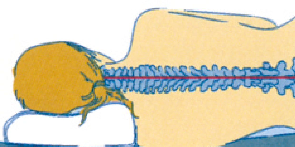 sleeping posture on foam mattress