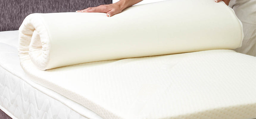 Topper Memory foam top pillow 6 cm high to make a softer mattress